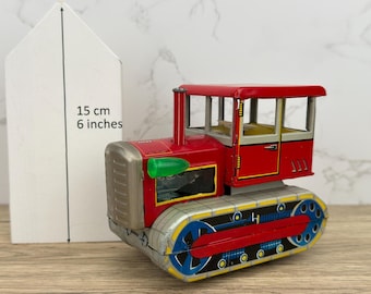 1950 年代のビンテージ ブリキおもちゃ ミステリーアクション