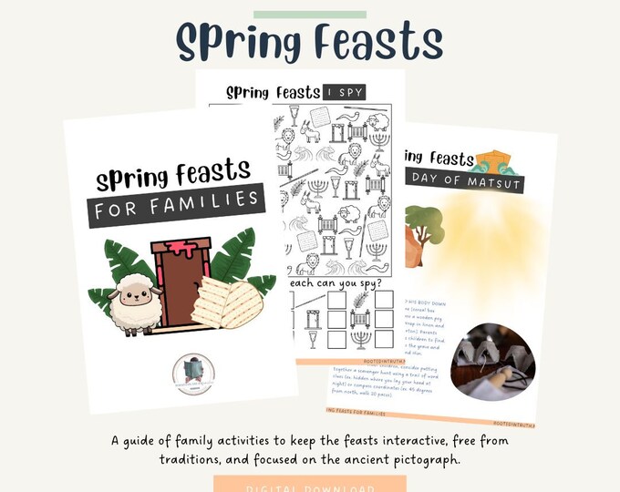 Spring Feast Letters Spring Feasts for Families (for Individual Family Use) - Etsy