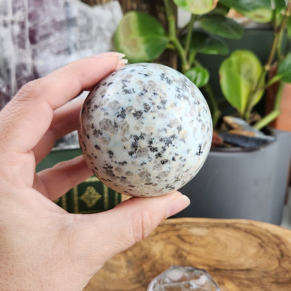 Kiwi Jasper Sphere / Jasper / Spotted Jasper / Sesame Jasper