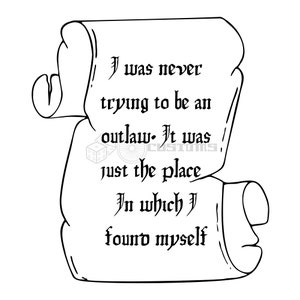 Outlaw Quote | SVG | Instant Download