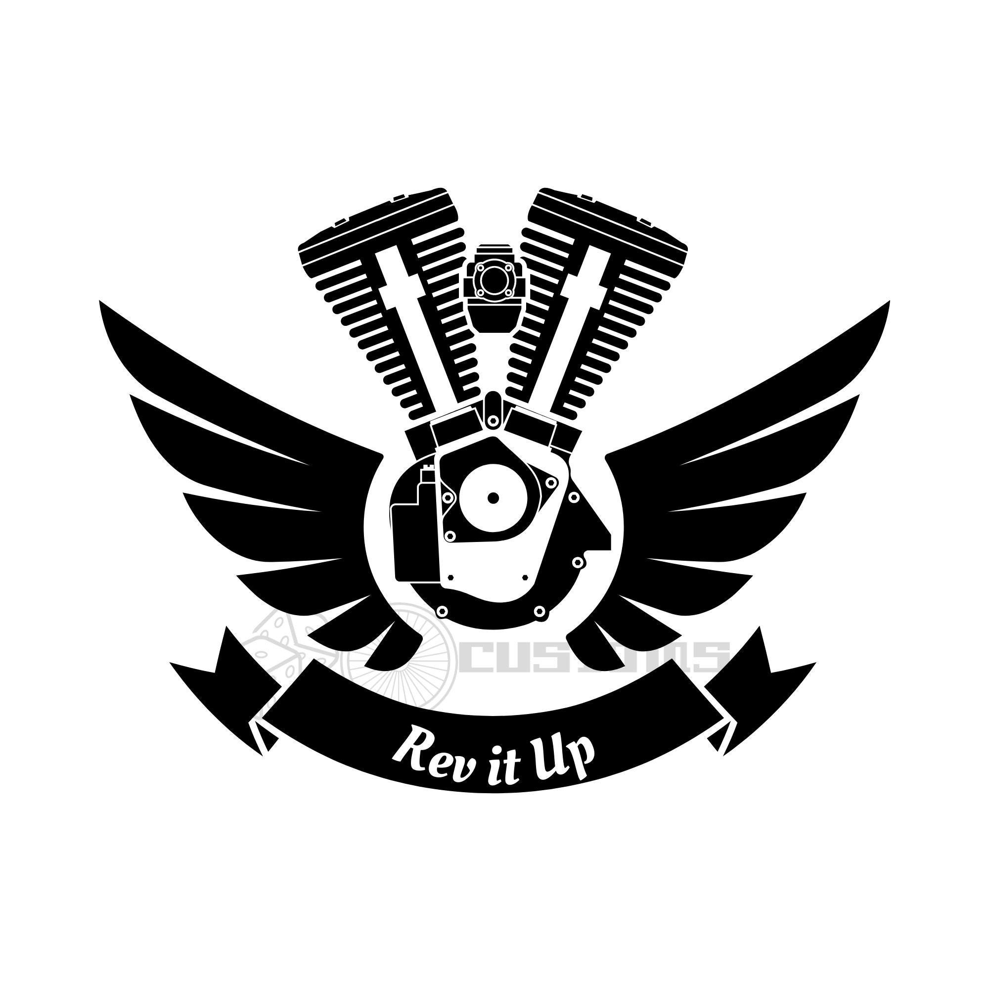 Rev It up SVG Instant Download Etsy