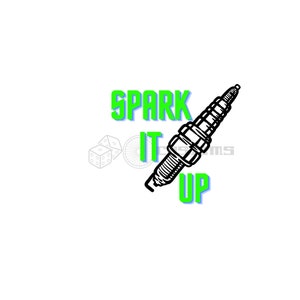 Spark It Up Biker SVG Instant Download