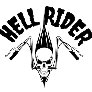 Hell Rider SVG Instant Download, Etsy wird E-Mail-Datei so schnell wie möglich. Ride Hard meine Freunde. HellRider repräsentiert die Badassery in Motorrädern.