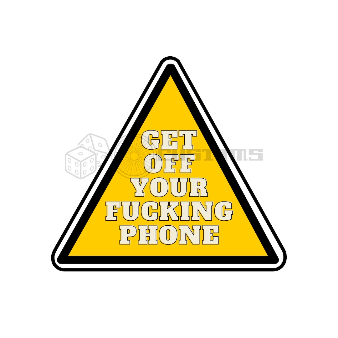 Get off Your Phone SVG Etsy