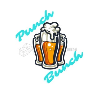Punch Bunch Funny Beer SVG Instant Download