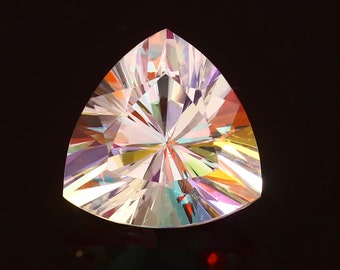 13-karaats mystic topaas, biljoen geslepen losse edelsteen, laboratorium gekweekt, 17 x 17 x 11 mm
