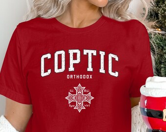 Coptic Orthodox Coptic Cross College Shirt, Sweatshirt and Hoodie Coptic Student