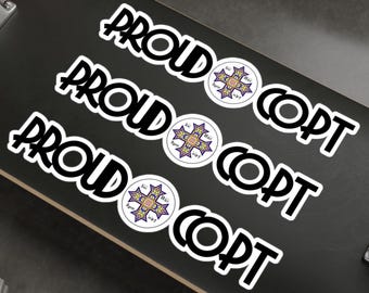 Proud Copt Vinyl Decal Coptic Orthodox Cross Sticker For Car Coptic Sticker Proud Copt Student Gift for Laptop Window Glass Decal