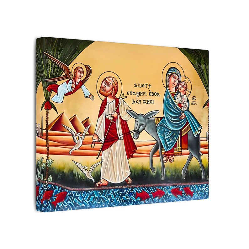 Entry of the Lord Jesus Saint Mary and the Holy Family Into Egypt ...
