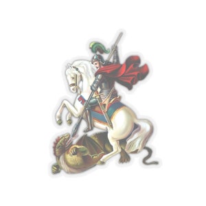 Saint George Sticker Coptic Orthodox Saint Sticker Coptic Saint Icon ...