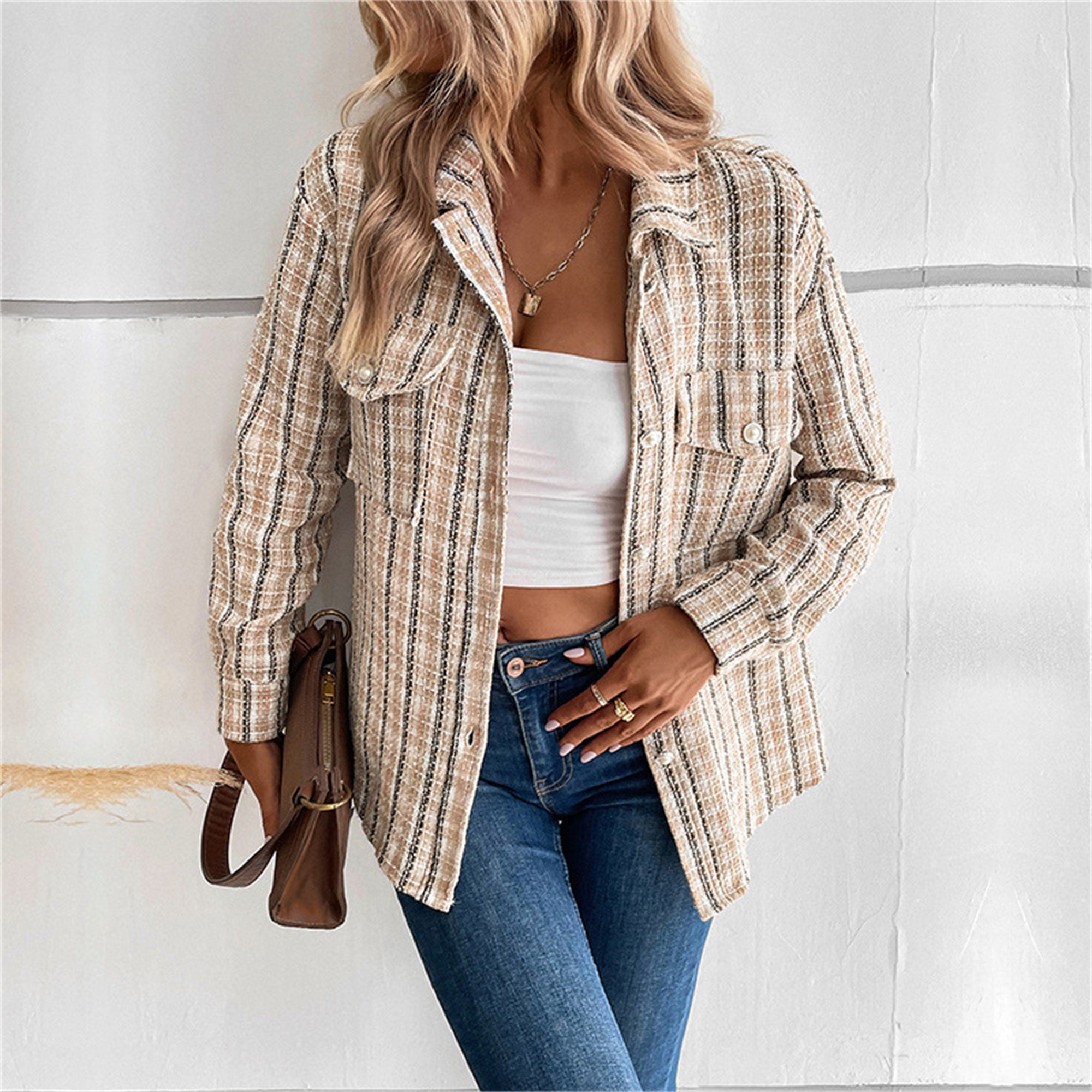 Plaid Cardigan - Etsy UK