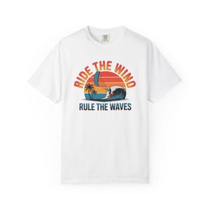 Retro Surf T-Shirt, Casual Beach Wear, Travel Gift, Summer Fashion, Unisex Adventure Tee, Perfect for Coastal Vibes