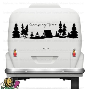 Camping Tim Caravan Sticker, Sticker. Sticker campingtent