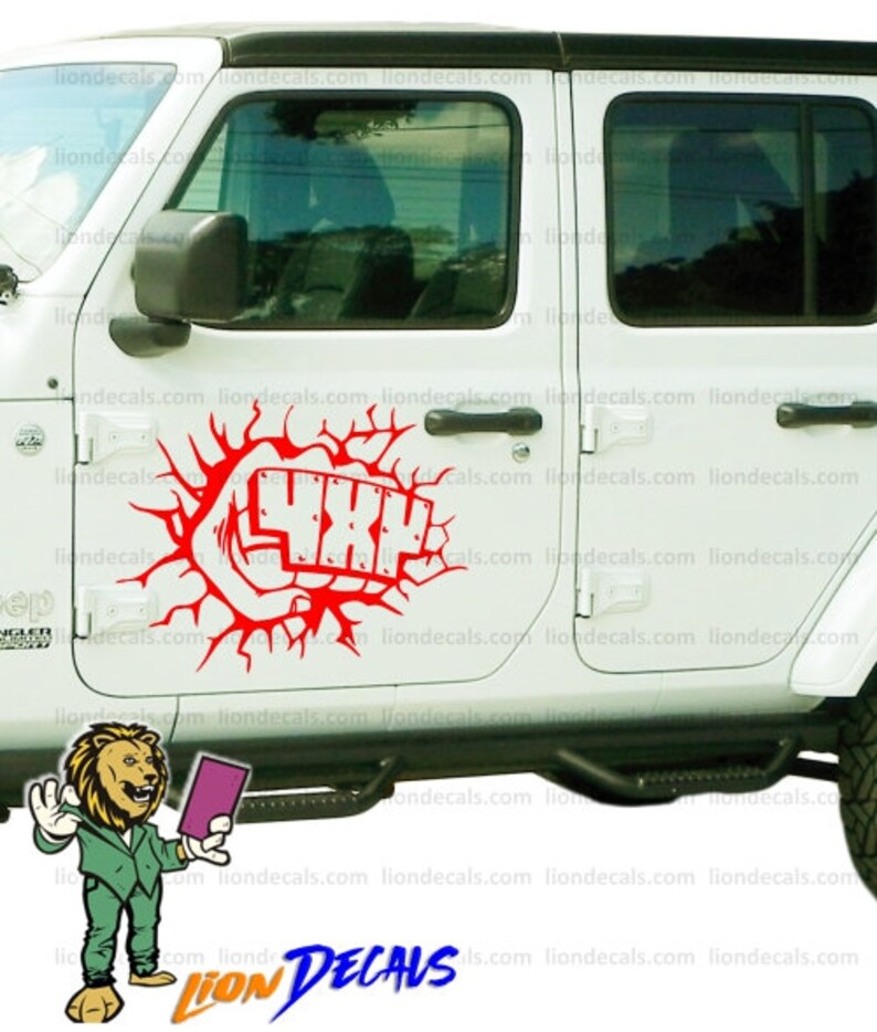4x4 Punch off Road Pickup Truck Decal. Punch off Road Sticker. - Etsy