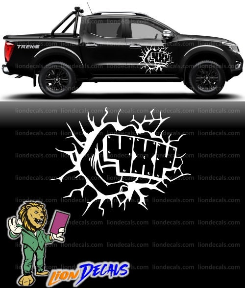 4x4 Punch off Road Pickup Truck Decal. Punch off Road Sticker. - Etsy
