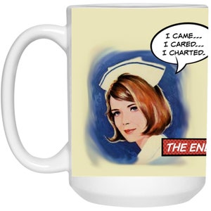 Grappige 15 oz Mok voor verpleegkundigen: ik in kaart gebracht - Perfect cadeau voor Verpleegstersdag, Moederdag, Humor op de werkplek, Waardering van werknemers