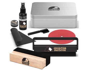 Vinyl Record Cleaning Kit, Velvet & Carbon Fiber Brushes, Vinyl Record Gift, Vinyl Records, Cleaning Kit for Albums, Record Cleaner, Records