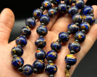 Very Gorgeous Old African Trade Glass Beads Necklace