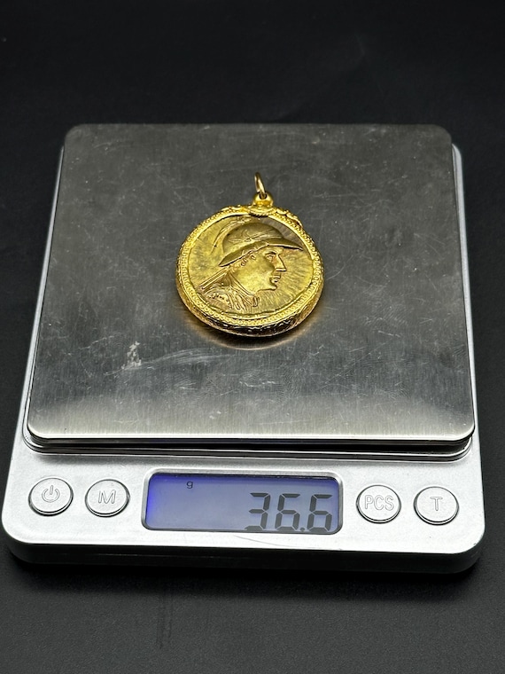 状態良好な、金メッキを施した古い本物のバクトリア純銀貨 - Etsy 日本