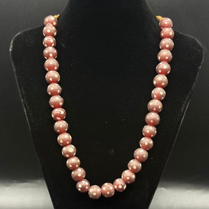 Old Ancient Red And White Colour Venetian Trade Beads Necklace