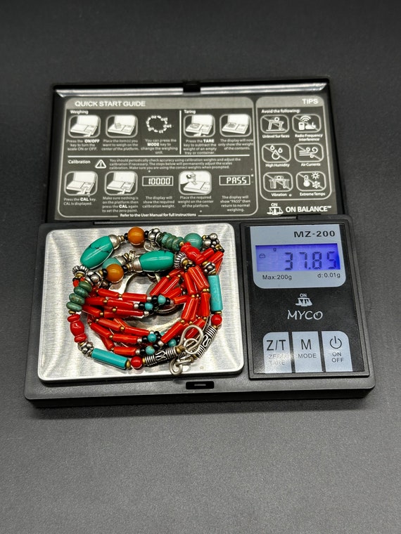 Vintage Tibetan Style Multi String Mix Beads, Tur… - image 8