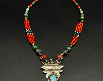 Gorgeous Vintage Tibetan Style Multi String Mix Beads