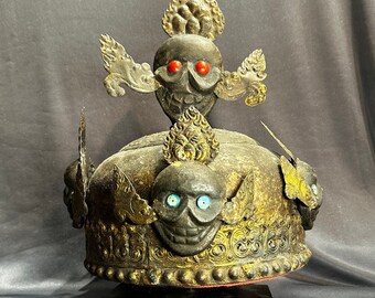 Old Tibetan Ornament ベルト飾り 壁飾り dpal be'u ペルベウ