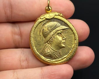 状態良好な、金メッキを施した古い本物のバクトリア純銀貨 - Etsy 日本