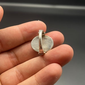 Gammal afghansk silverring med gammal sulemani aqeeq agat, gammal handgjord afghansk ring bild 4