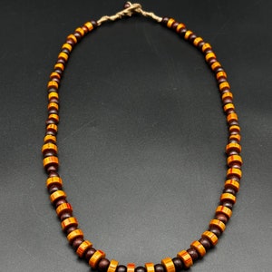 Beautiful Old Venetian Trade Beads With Orange Color Beads Necklace