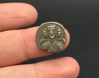 パルティア王国：オロデス2世 AR ドラクマ | 西暦58-37年頃 | 19.2 mm 