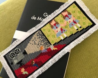 Cross Stitch Bookmark Pattern – Movie Theatre – PDF Instant Download - ENG & ITA