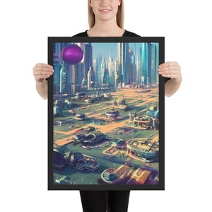 Future City - Framed Poster