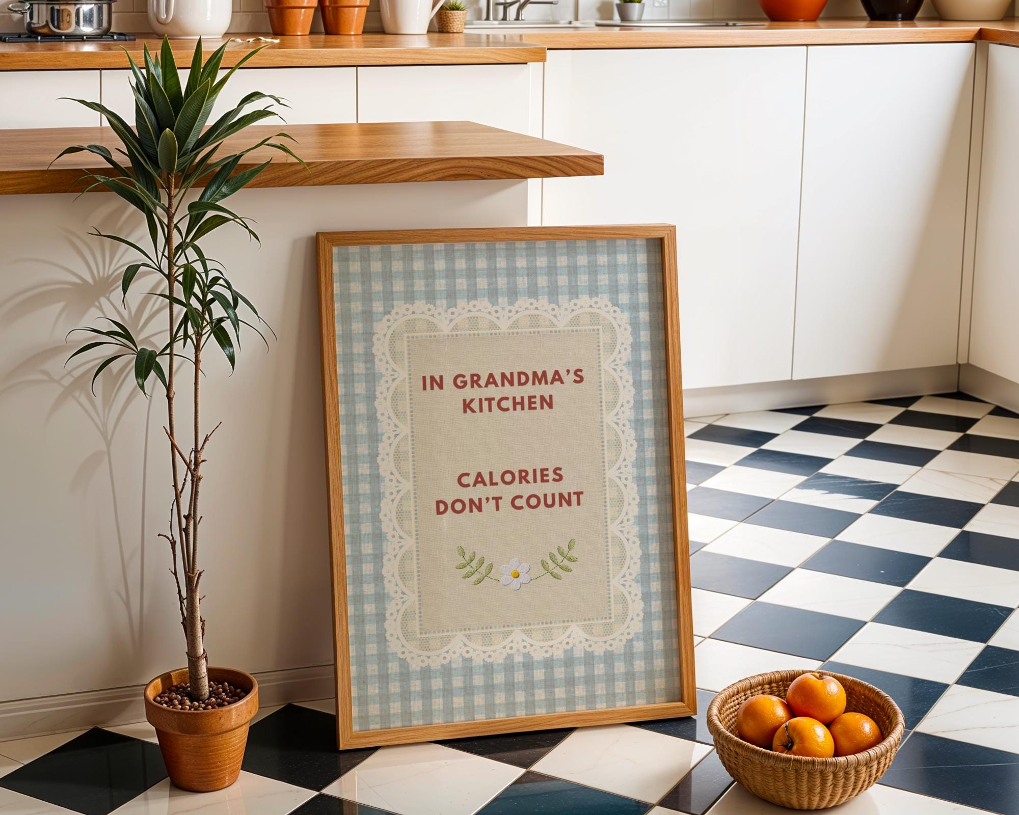 Kandy Kitchen Sign Custom Kitchen Sign Printable, Personalized Kitchen Wall Art, Add Your ...