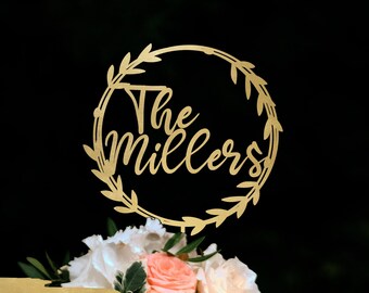 Mr and Mrs Cake Topper for Wedding Anniversary,  Custom Cake Topper Personalized, Wedding Cake Topper, Bridal Shower Cake Topper