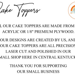 Baby Shower Cake Topper, Wood Name Cake Topper, Personalized Name Cake Topper, Custom Baby Name Cake Topper, Gold Cake Topper Bild 5