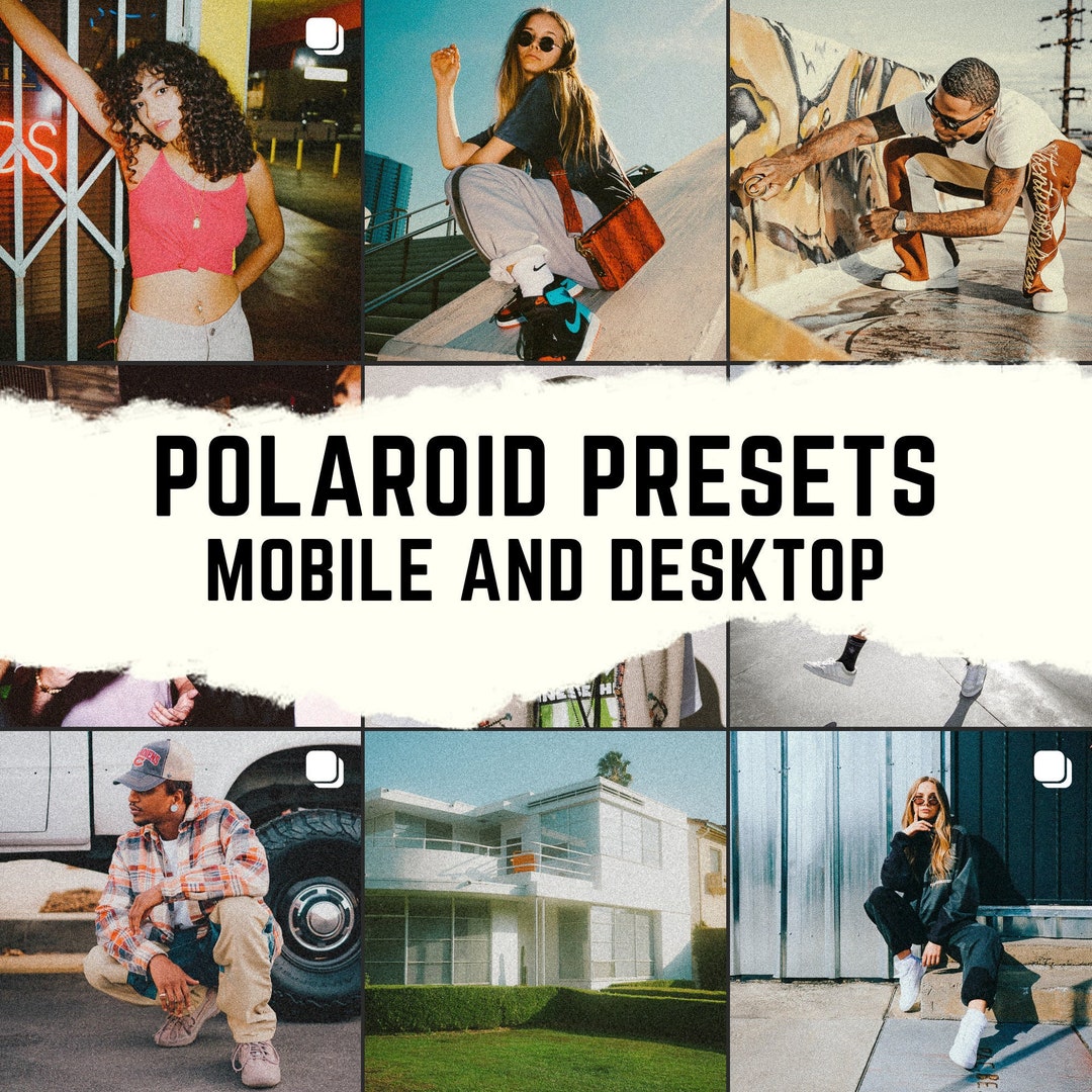 10 POLAROID Presets Instant Camera Disposable Film Presets Film Preset