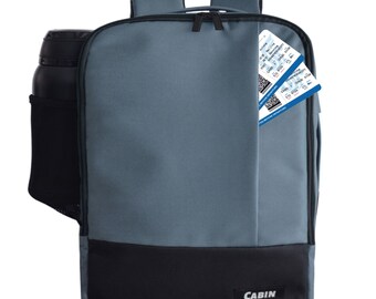 CabinFly Air Canada Handbagage Set - 55x40x23cm Uitbreidbare Koffer + 40x30x15cm Personal Item Rugzak