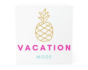 Vacation Mode Sticky Note Cube