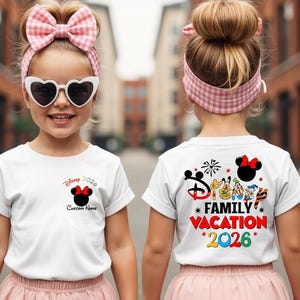 Custom Disney Vacation 2026 Shirt - Disneyworld Trip 2026 Sweatshirt - Disneyland Couple Shirts