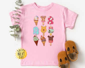 Disney Ice Cream Summer Toddler Shirt, Sunset Beach Trip Tee