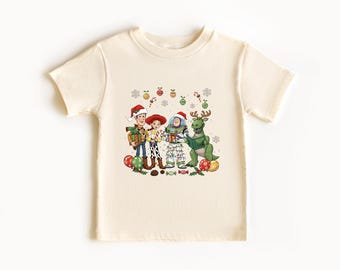 Toy Story Christmas Shirt, Kids Xmas Toddler Tee