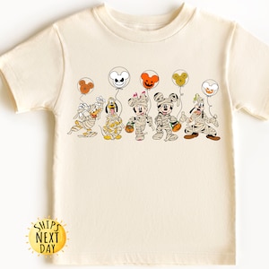 Mickey and Friends Halloween Shirt, Spooky Disney Toddler or Youth Shirt