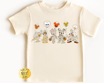 Mickey and Friends Halloween Shirt, Spooky Disney Toddler or Youth Shirt