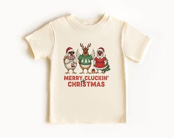 Merry Cluckin' Christmas Shirt, Country Side Tis The Season Sweatshirt, Xmas Chickens T-shirt, Christmas Family Gathering Hoodie