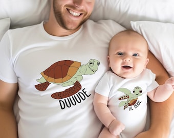 Dude and Lil Dude Shirt, Dad and Son Shirt, Dada Lover Shirt, Toddler Shirt, Dad Gift, Toddler or Youth Sweatshirt, Father's Day Gift