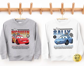 Cars Matching Kids Shirt, Lightning Mcqueen and Sally Couple Shirt, Limited McQueen Shirt, Disney Couple Shirt, Disney Shirt Gifts