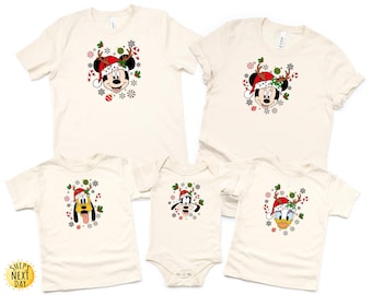 Disney Christmas Family Shirts, Mickey and Friends, Xmas Toddler Sweatshirt