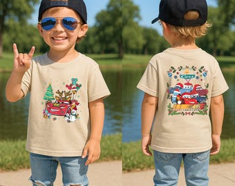 Lightening McQueen Christmas Shirt, Disneyland Cars Christmas Shirt, Mickey McQueen Christmas Trip Shirt, Disney Cars Kids Christmas Shirt