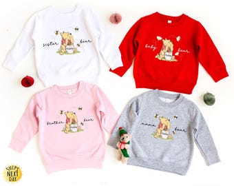 Custom Mama Bear Shirt, Grandma Bear T-shirt, Auntie Bear Shirt, Mother's Day T-shirt, Winnie the Pooh Momma Shirt